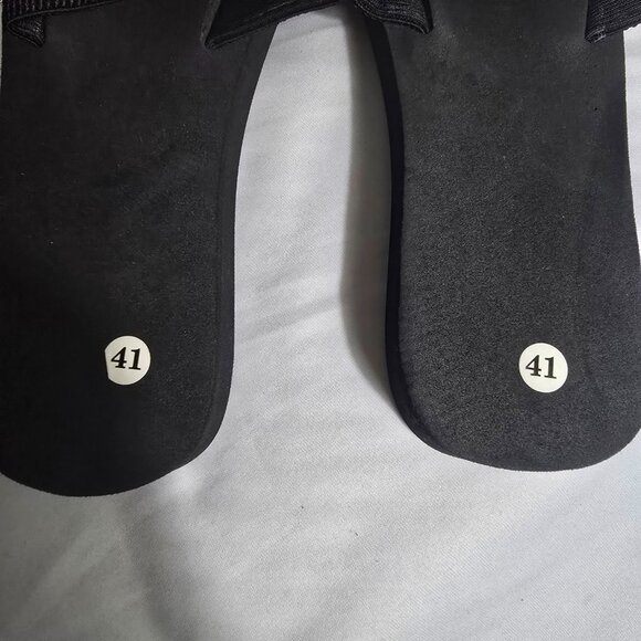 Shein Black Slide Sandals W Embroidered Sequin Design Size Euro 41 - Picture 7 of 7